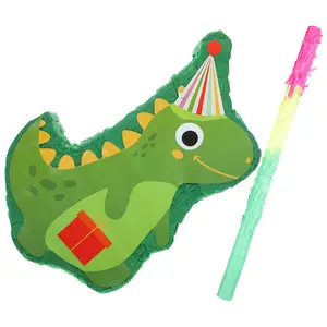 Piñata de dinosaurios para cumpleaños.