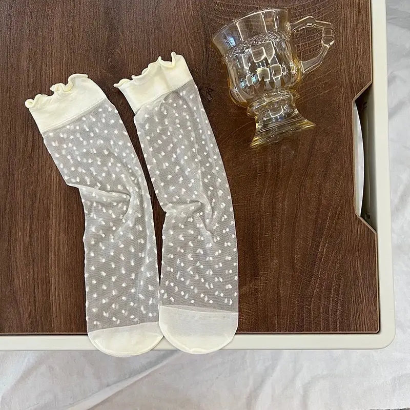 3Pairs/Lot Baby Girls Knee High Socks 2-12Years Cute Soft Lace