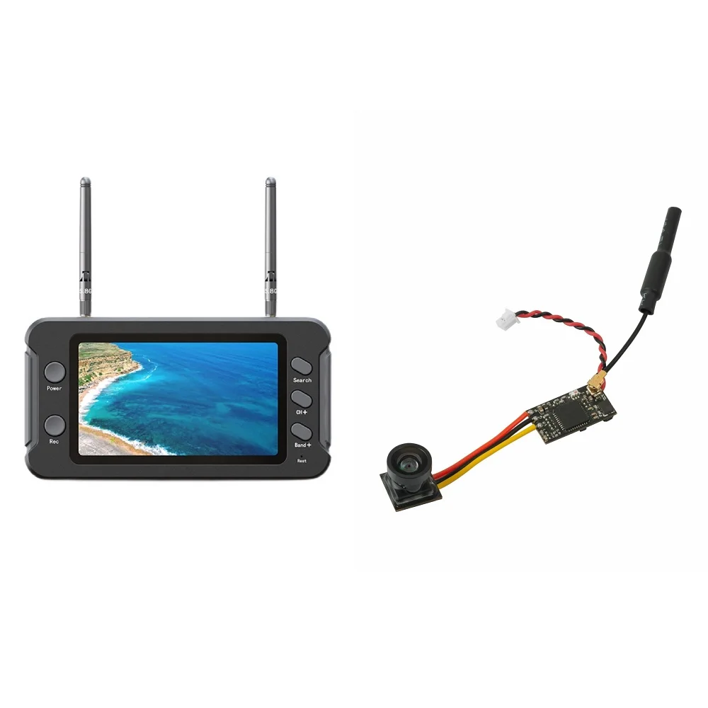 รูปสินค้า จอภาพโดรน FPV 4.3 นิ้ว LCD 16:9 บันทึกวิดีโอได้