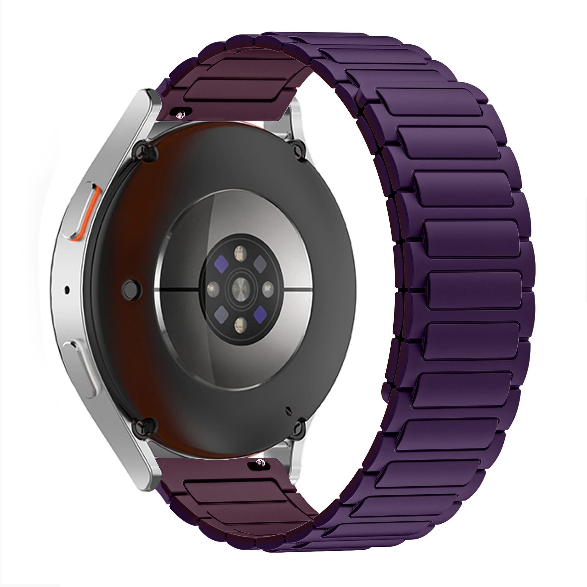 Magnetic Silicone Bracelet Band, 20mm/22mm Strap - Universal Fit
