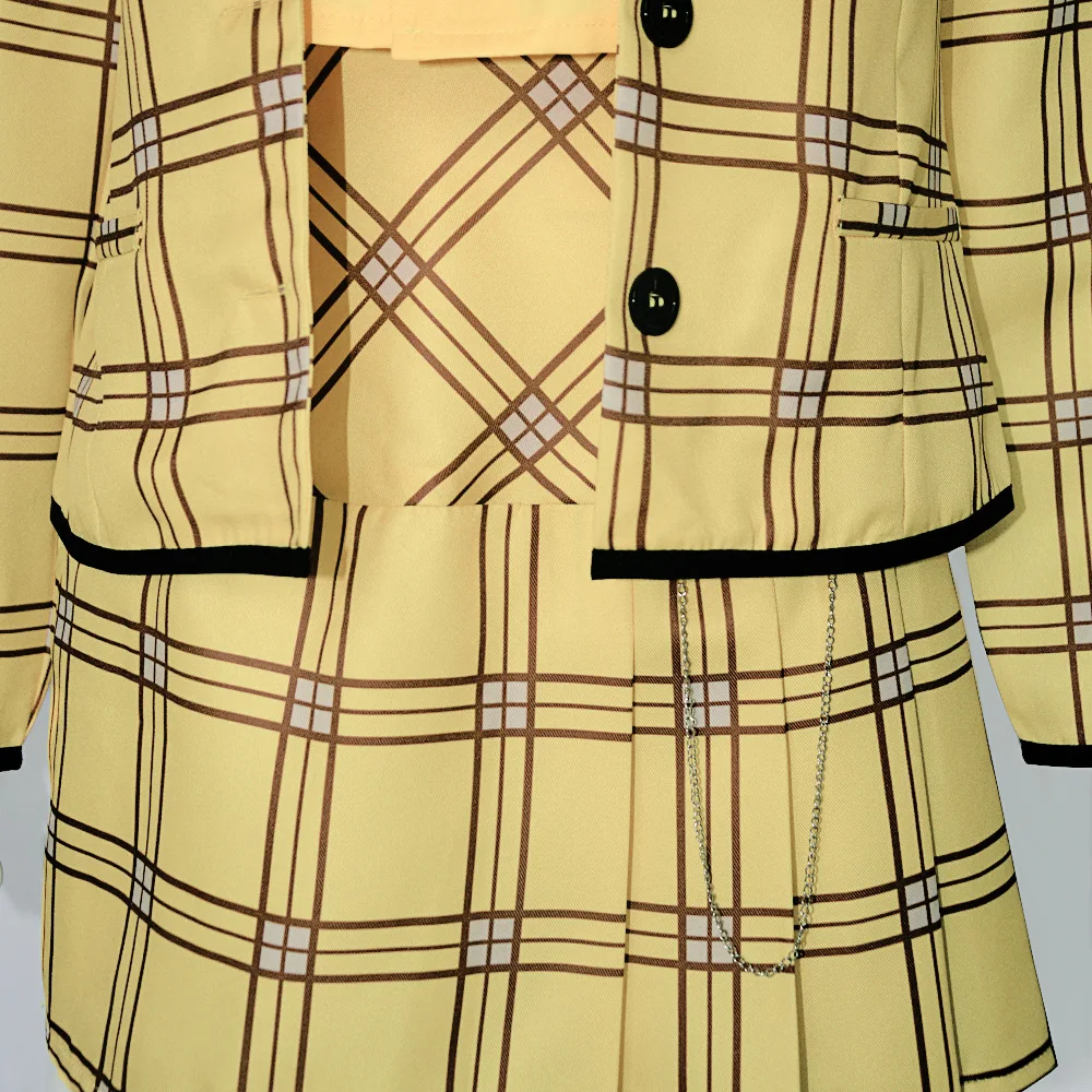 Clueless Cher Horowitz Cosplay Costume for Women (Unofficial)