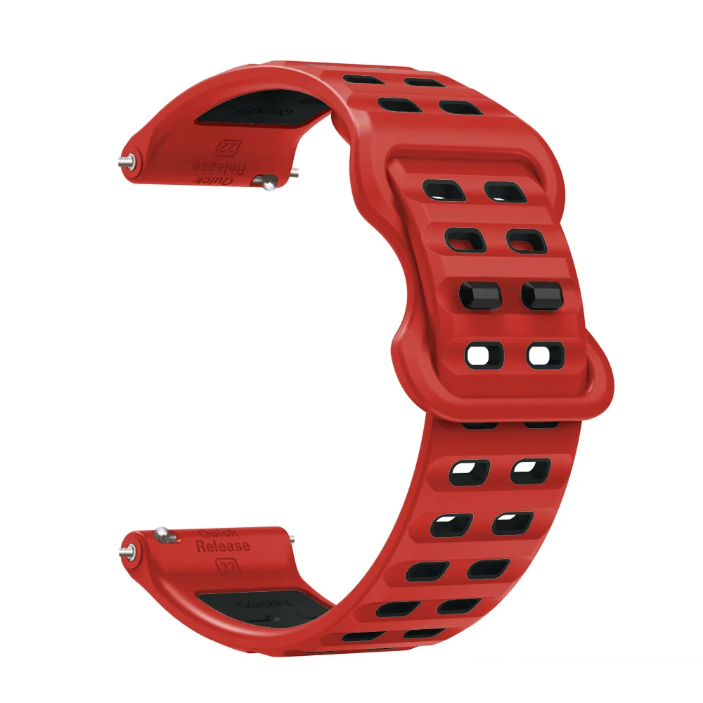 Premium 22mm Silicone Ocean Blue Watch Strap Replacement Wristband