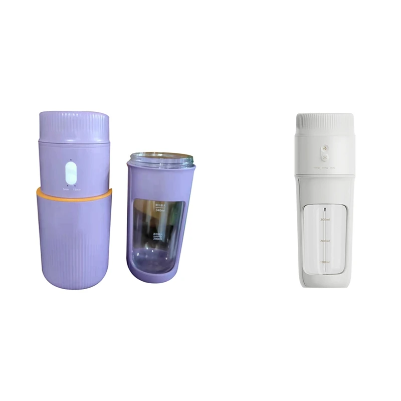 

340ML Small Portable Ice Drink Juicer Mini Rechargeable Juice Cup Multifunctional Household Juicer