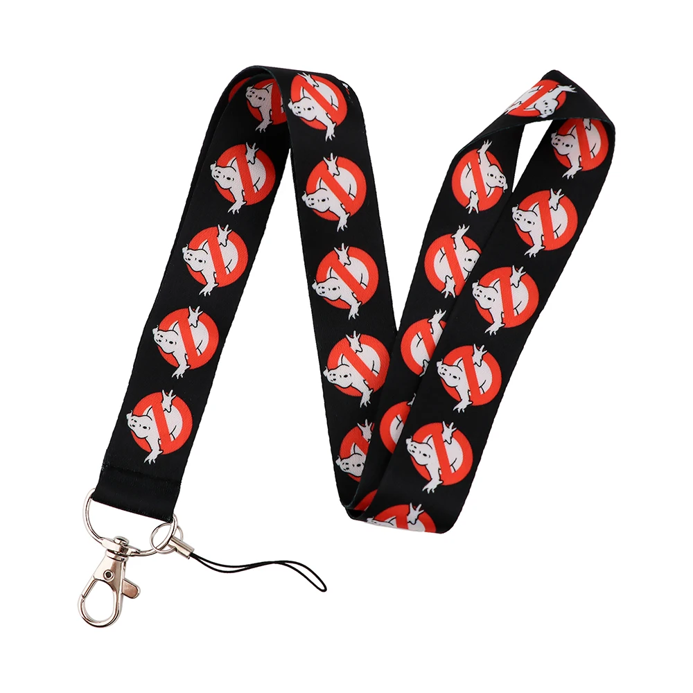 Cordones de terror de Halloween, 20 Uds./lote, venta al por mayor, Anime, teléfono móvil, correas de cuello, llavero, identificación, tarjeta de crédito, soporte para insignia, regalos