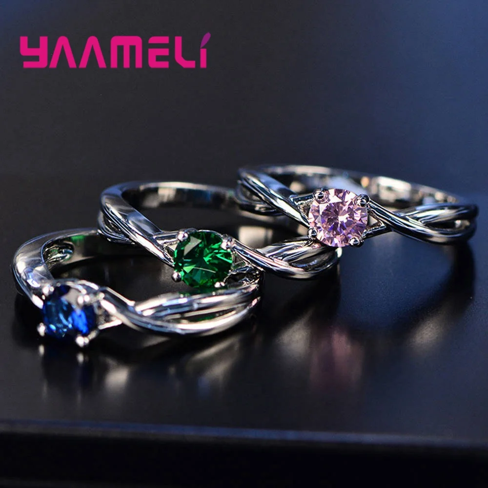 우수한 수제 손가락 반지 여성 남성 유니섹스 925-스털링-실버-주얼리 웨딩 약혼 프로포즈 러브 토큰 고품질