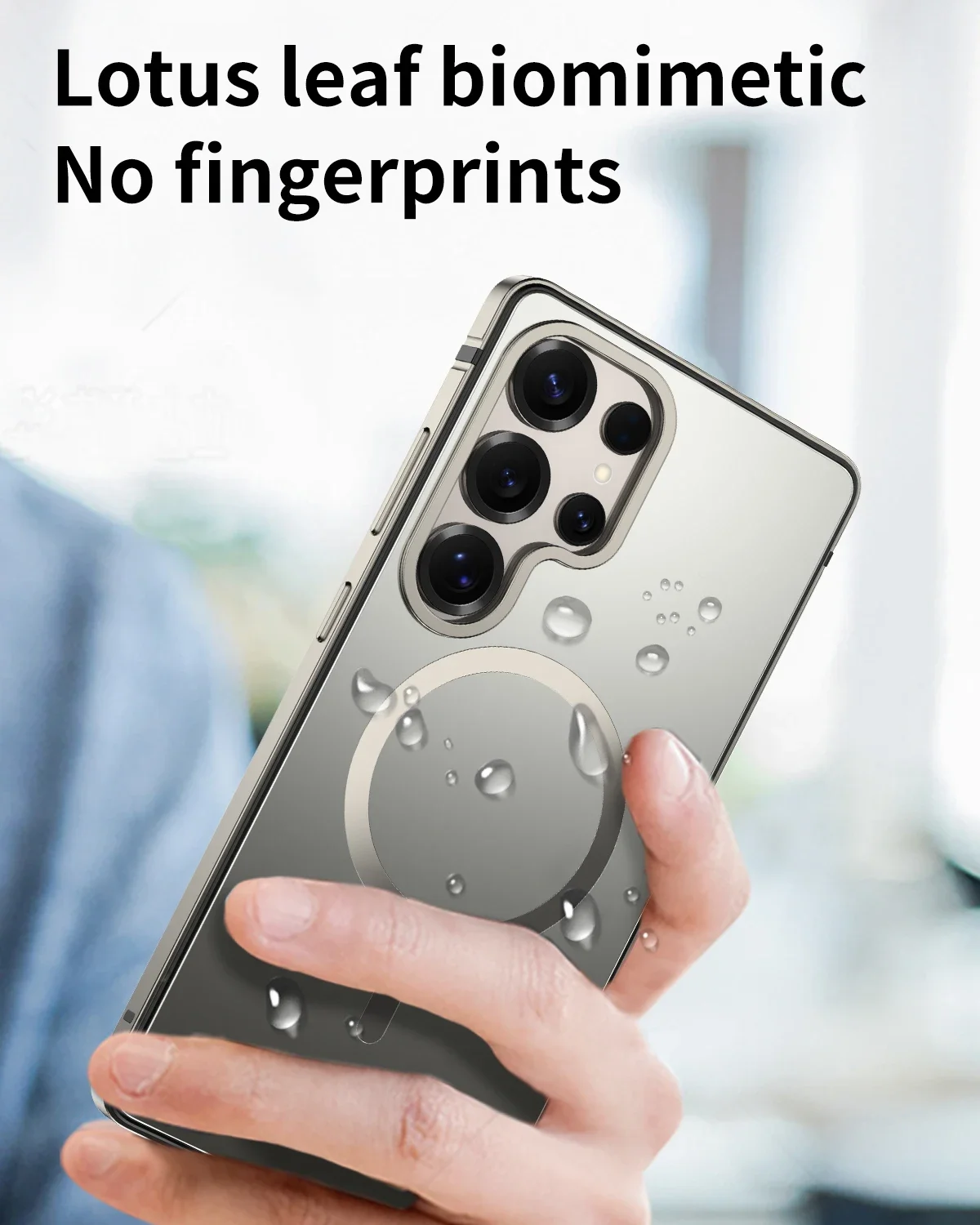 Heavy-Duty Metal Case with Magnetic Charging Ring Protection