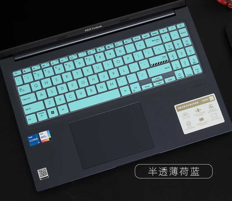 Asus VivoBook Pro 15 OLED K6502Z K6502ZE K6502ZC K6502 K 6502 ZE ZC 15.6 인치 용 실리콘 노트북 키보드 커버 스킨 프로텍터