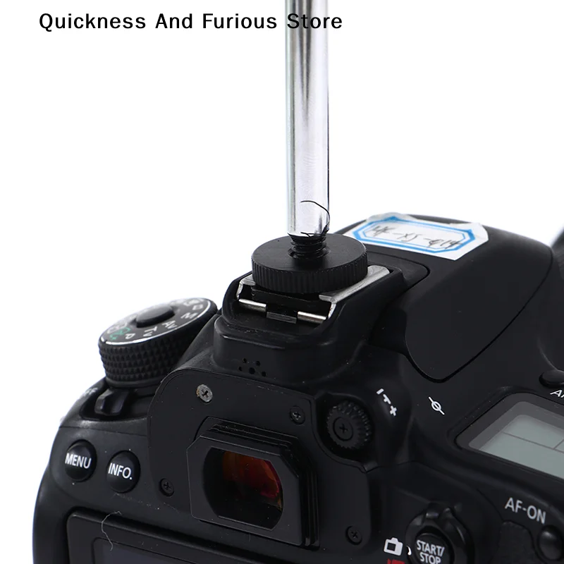 【TO】 1PC 블랙 DSLR 카메라 우산 범용 핫슈 커버 사진 액세서리 카메라 차양막 비오는 날용 홀더 액세서리