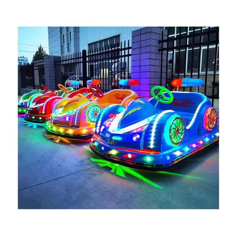 Hot New Outdoor square Stall Project Park Children's Fiberglass Amusement Equipment Battery Car Bumper Car