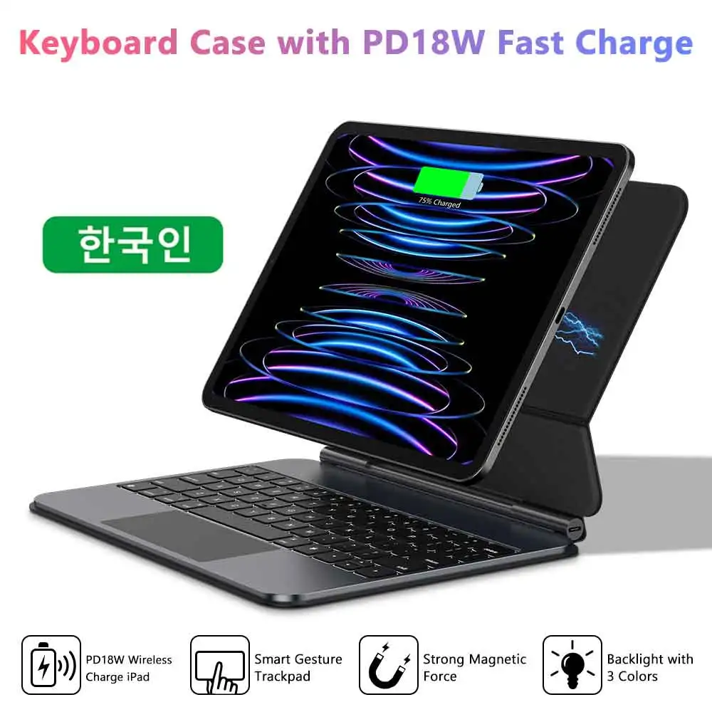 GOOJODOQ マジックキーボードケース iPad Pro 11 M4 iPad Air 4/5/6