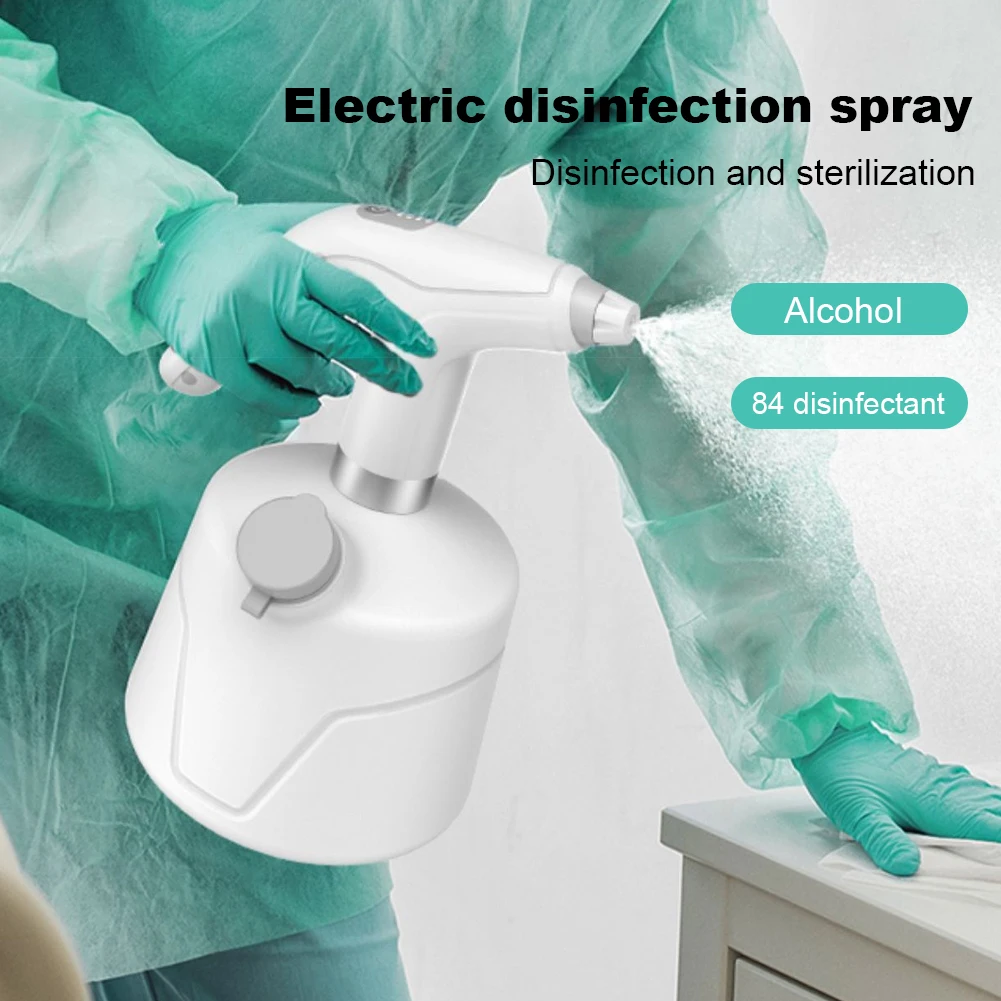 0.9-2L Electric Sprayer USB Rechargeable Hand-held Garden Sprayer Household Car Wash Spray Bottle Agricultural Irrigation Tools