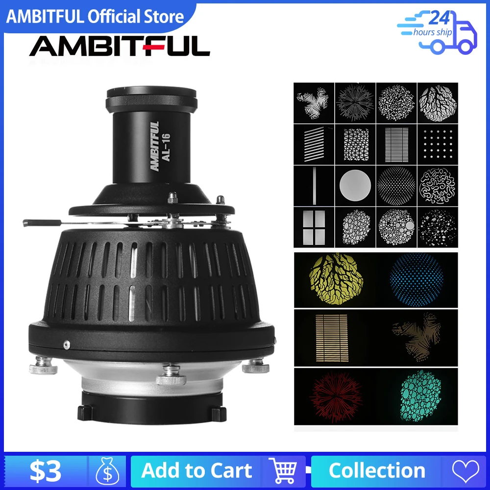 AMBITFUL AL-16 光学スポットライトビームライター 光学アート