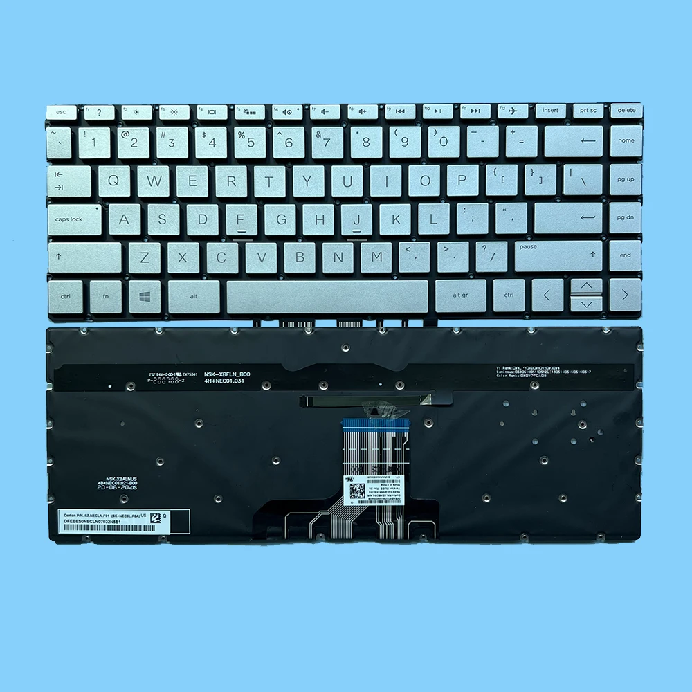 

13-AN US/Spanish Keyboard For HP 13-AN0010NR 13-AN0031WM 13-AN1010NR Envy 13-AH 13-AH0043TX/AH0051WM 13-AG/AG0502s 13-AQ 13-AR