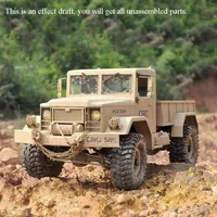 CROSSRC Car 1/10 HC4 4WD Off Road Military Truck Crawler KIT Model W/O Battery TH10479-SMT6 2