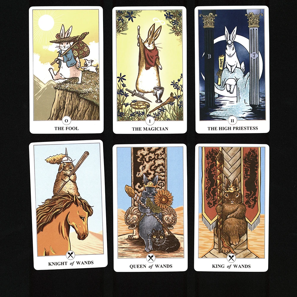 Tarot Cards Big Size | Tarot Guidebook | Rabbit Tarot Cards