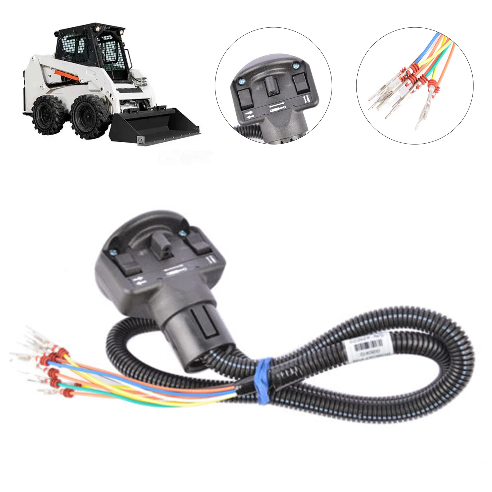 

Right Left Auxiliary Four Switch Handle 6680418 6680419 For Bobcat 751 753 763 773 863 873 963 Skid Loader Sweeping Handle