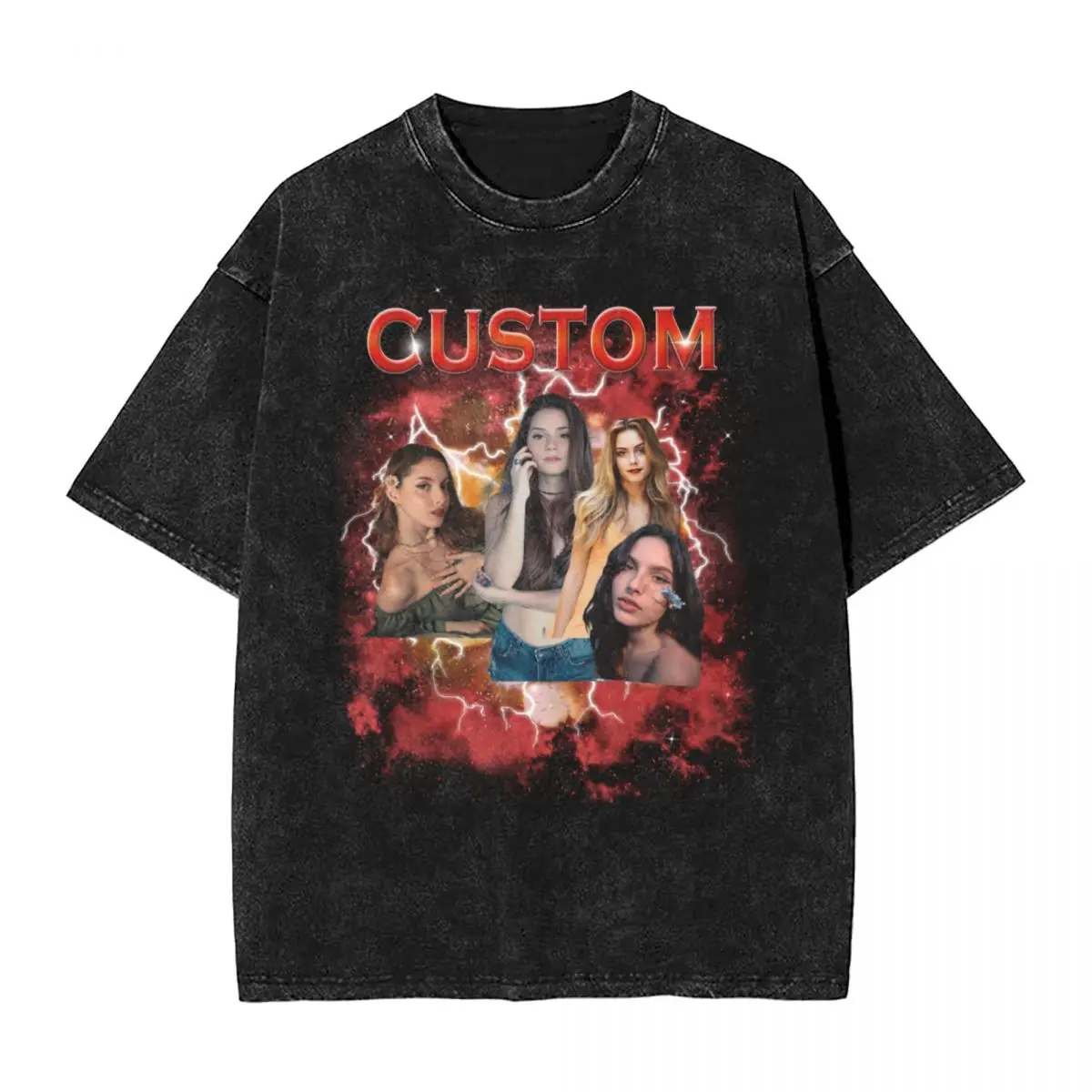 

Футболка Мужская/женская оверсайз с принтом, 100% хлопок