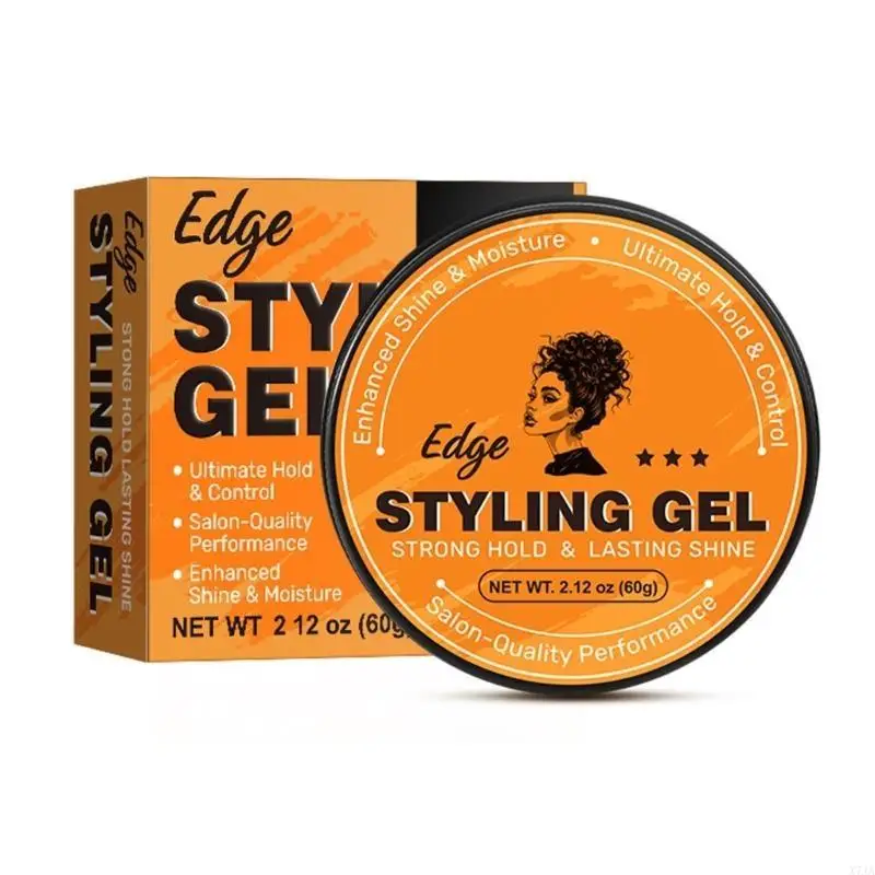 60g Hair Styling Gel Defining Styling Gel Strong Hold Hair for Curly X7JA