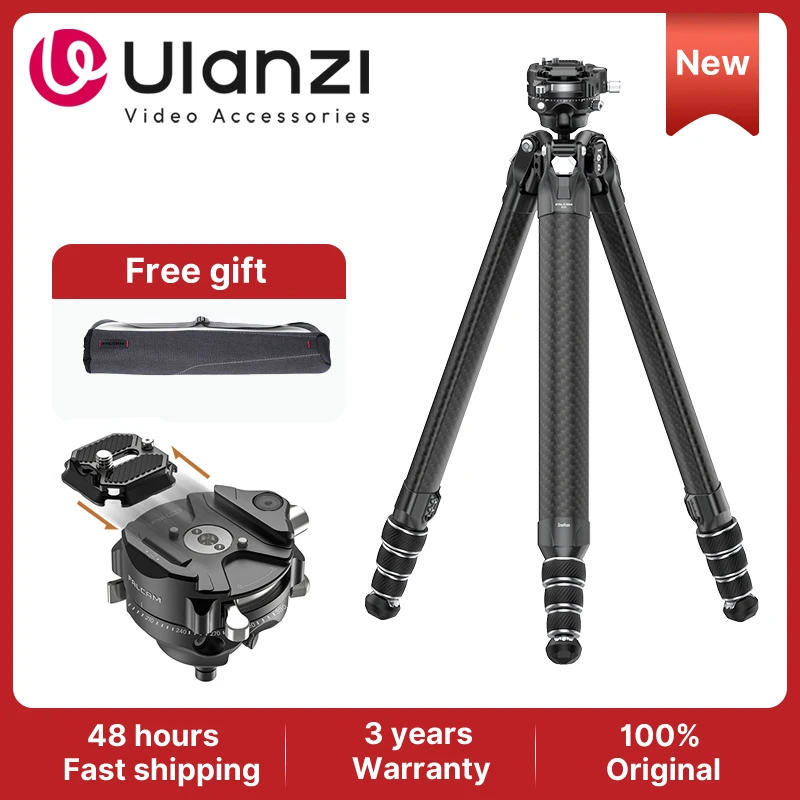 Ulanzi & COMAN ZERO Yカーボントラベル三脚 専用バック付き（Ulanzi 