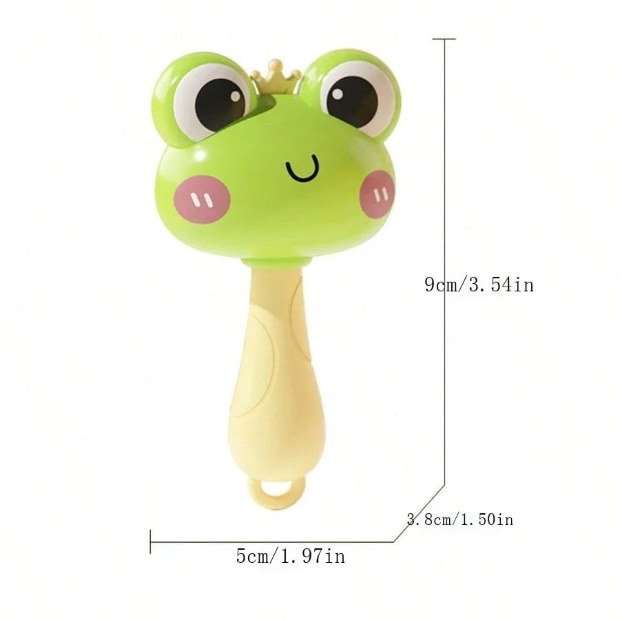 Plastic Kid Maracas with Crisp Sound, Bright Appearance, and Educational Toy for Early Education for 3 months+ 6