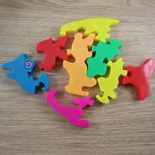 

1Set Useful Eco-friendly Practical Ability Hands Craft Animal Fish Puzzle for Students Animal Puzzle Bundle Animal Puzzle