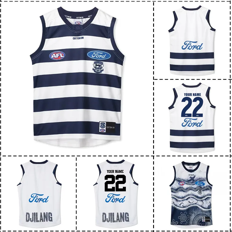 2022 Geelong Cats Home / Indigenous Guernsey Mens Rugby Jersey Sizes