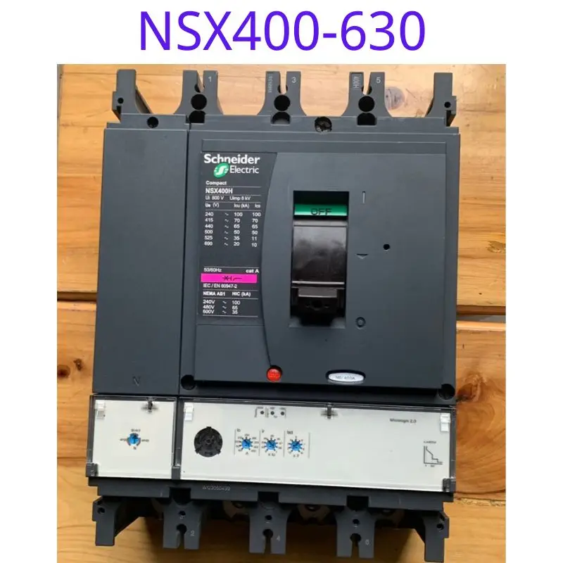 

The function of the second-hand four wire circuit breaker NSX400-630 4P four wire 400A has been tested and is intact
