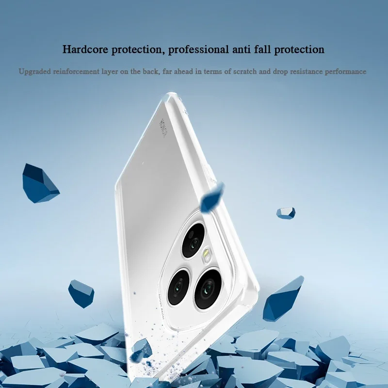 Soft TPU Transparent Phone Case with Clear Lens Protection - Ultra Thin Back Cover