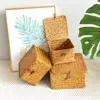 Rattan Weaving Wicker Shelf Baskets New Lid Rectangular Bin Handwoven Home Organizer Bedroom 4