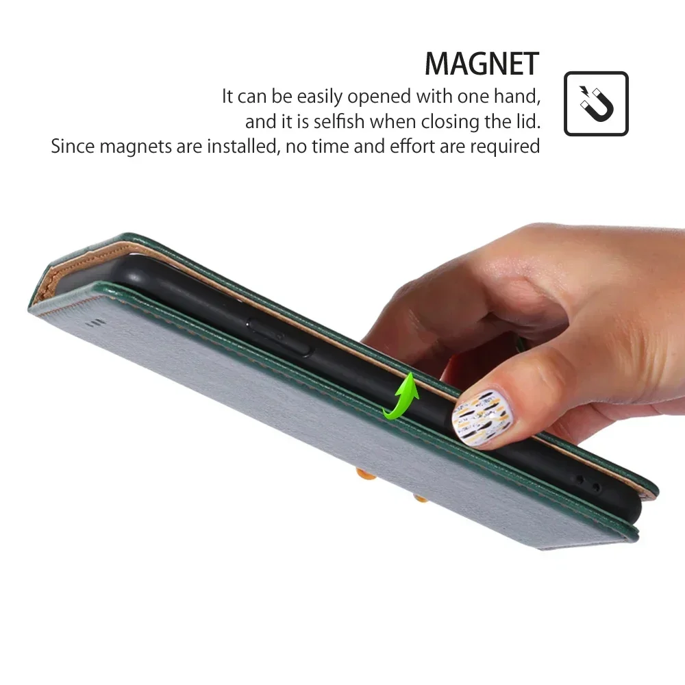 Premium Flip Leather Wallet Case with Card Pocket