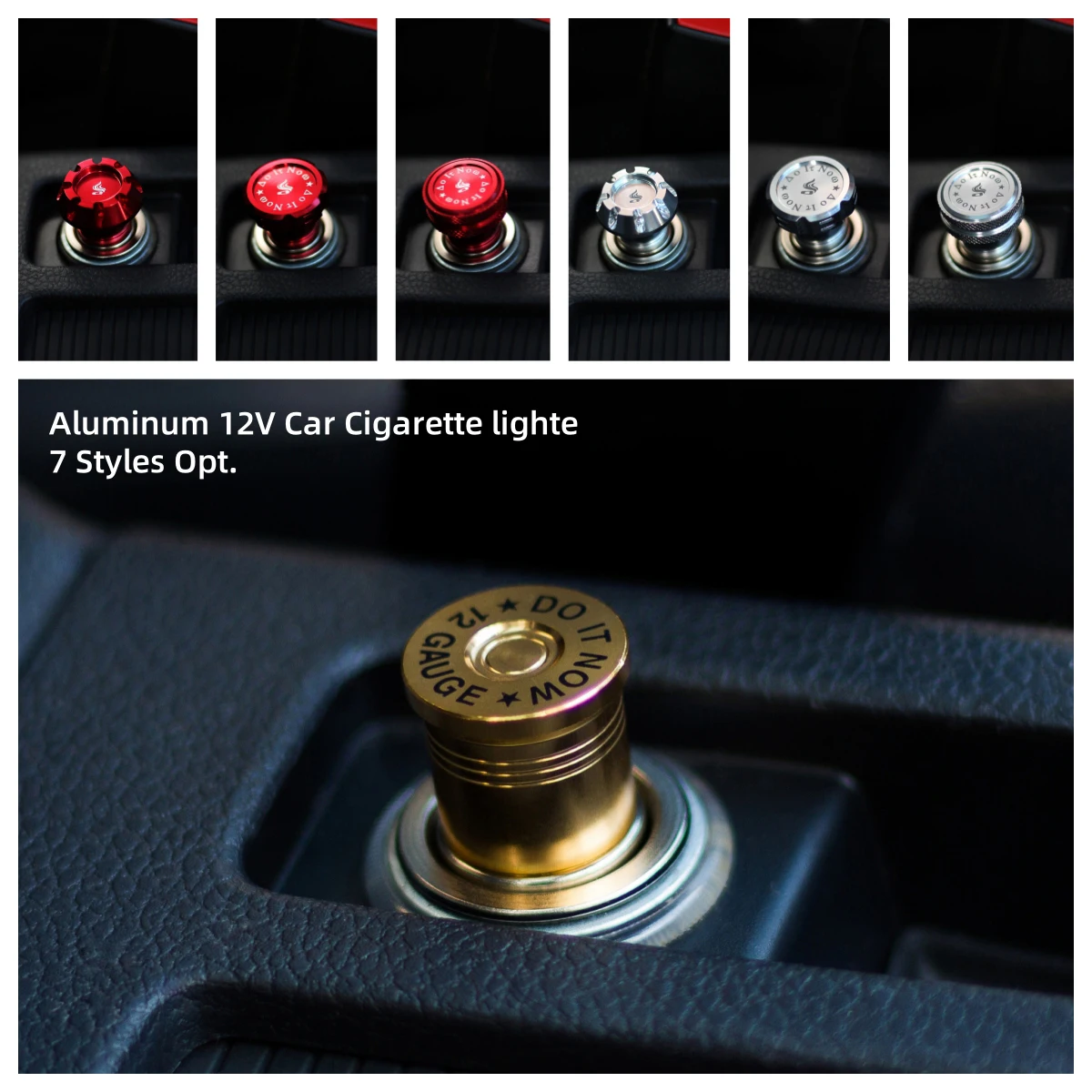 Aluminium 12V Auto-Zigarettenanzünder für MAZDASPEED MAZDA2 MAZDA3 Axela MAZDA6 MX-5 CX-3 CX-5 CX-4 CX-30 CX-8 Auto-Zubehör – Detail 3