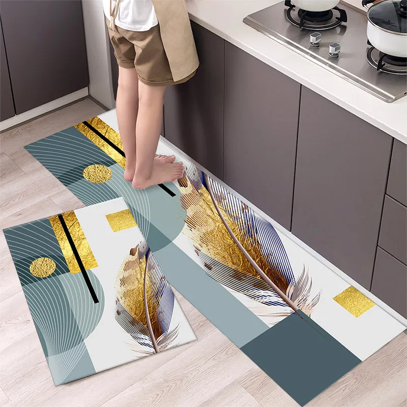 thumbnail image 1 of Alfombra estampada para el suelo, alfombra para cocina, puerta de baño, alfombrilla resistente a la suciedad para el baño, 1 of 5