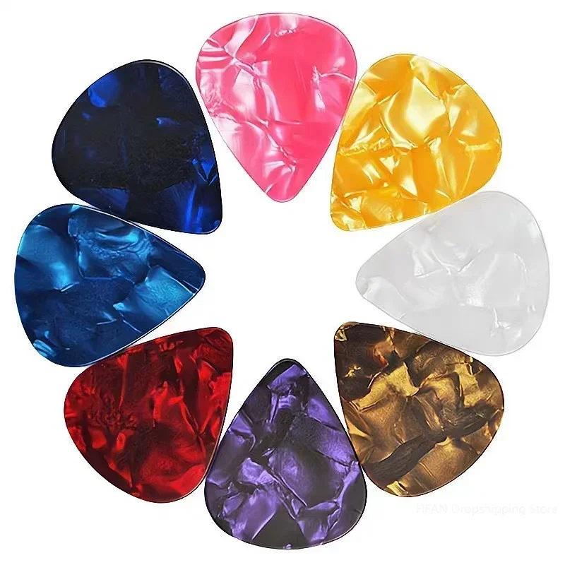5pcs/set Acoustic Guitar Picks Plectrums Thumb Picks Plastic Electric Part Guitar Pick Pick Bass