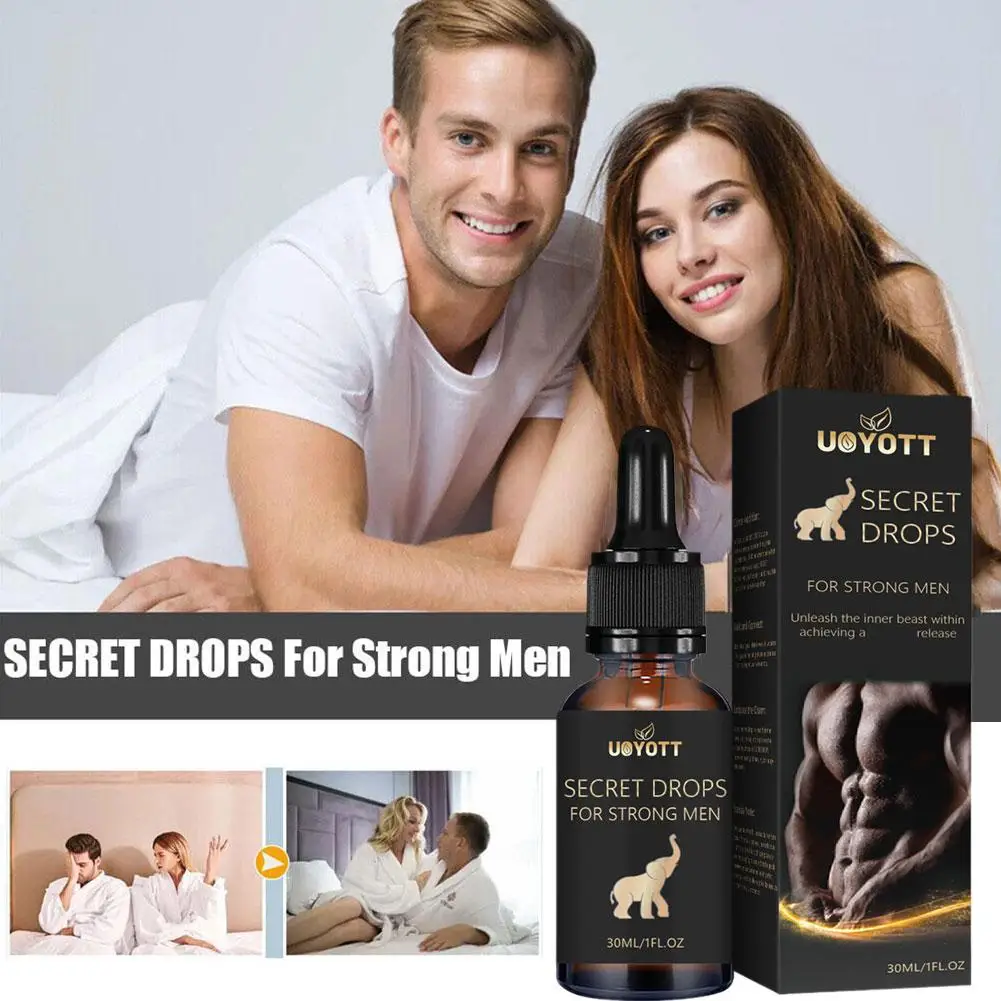 

30ml Secret Drops For Strong Powerful Men Secret Happy Drops Enhancing Sensitivity Release Stress And Anxiety L5t9