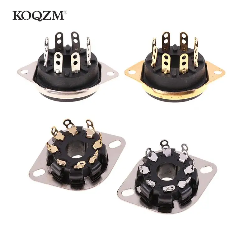 1PCS 8pin Octal 베이클라이트 튜브 소켓베이스 S8WPF 용 CV181 5881 6SN7 KT88 EL34 6550 6SL7 KT66 6CA7 5AR4 진공관 앰프