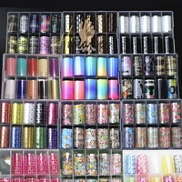 10 rolls Girl Cartoon Print Animal Nail Foils Stickers Decal Sliders Transfer Foil Wrap Leopard Nail Art Sticker 1