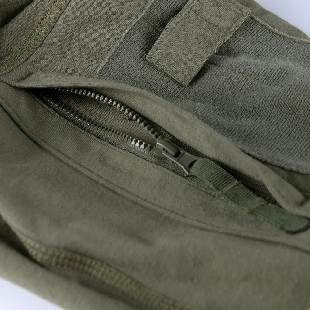 Men's Army Green Long Sleeve Tactical Cotton Breathable Training Shirt