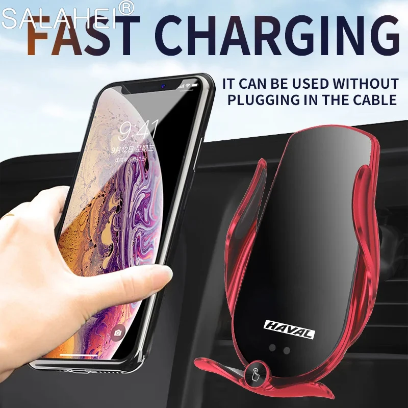 

New For Haval H6 Jolion H9 F7X F7 Dargo H2S M6 H2 H3 H4 H5 H7 H8 F5 Car Wireless Charger Phone Holder Charging Portable Bracket