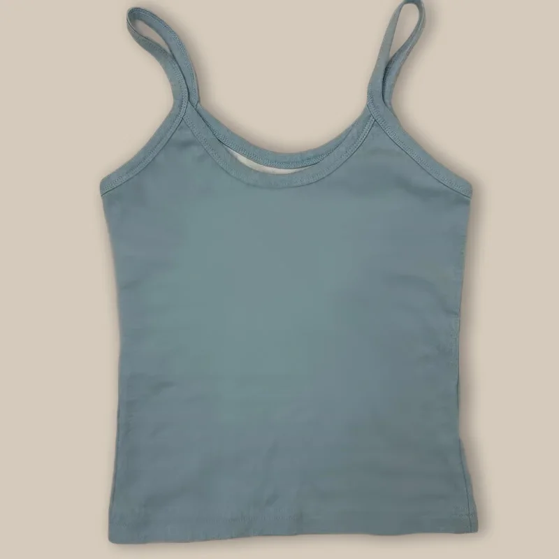 Cross border short slim-fit letters Europe and the United States top Y2K women's summer halter vest crop sexy clothing street