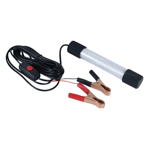 방수 LED 낚시 조명, 수중 낚시 램프, 잠수정 보트 야간 리싱 램프, 오징어 크릴 조명, 13W, DC12V 2