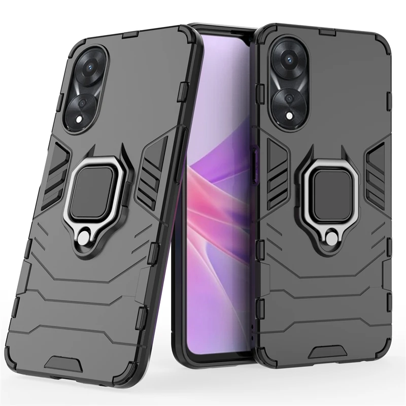 For OPPO A78 5G Case Cover OPPO A78 Capas New Phone Bumper Shockproof  Transparent Multicolor Clear