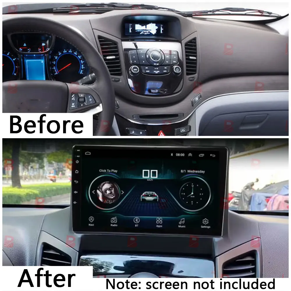 Chevrolet orlando 2012-2016 용 자동차 라디오 근막 프레임 9 인치 스테레오 패널 배선 하네스 전원 케이블 어댑터 Canbus Deocrder