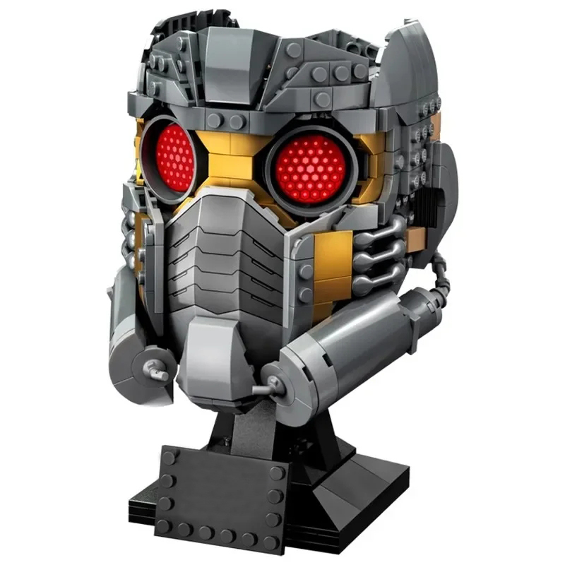 600+PCS Star-Lord's Helmet Model Building Blocks Toys Fit76251 Gift for Birthday