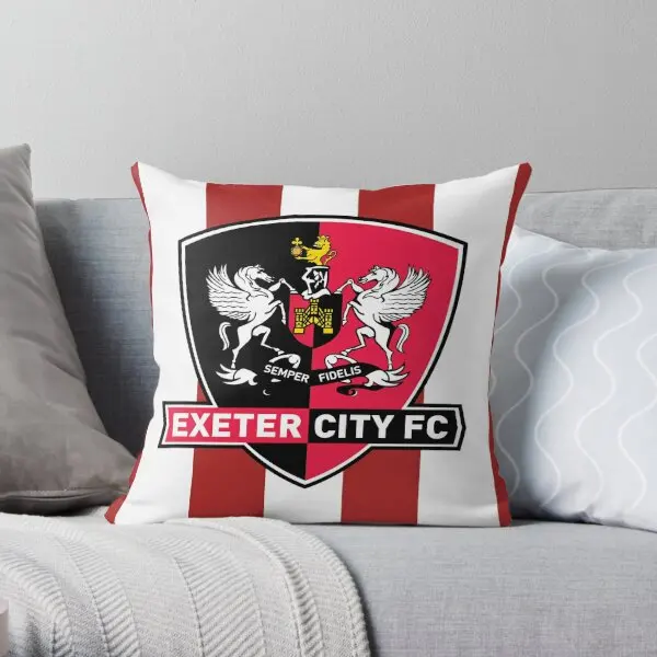 

Подушка Exeter City Fc с принтом, наволочка аниме для офиса, дома, автомобиля, мягкая декоративная подушка для кровати, не входит в комплект