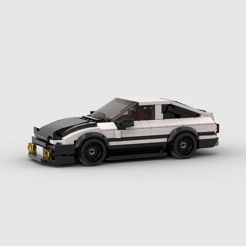 

MOC Movie Initial D AE86 Speed Champions Super Racing Cars Building Blocks Bricks Set Kids Toys Gifts For Boys And Girls