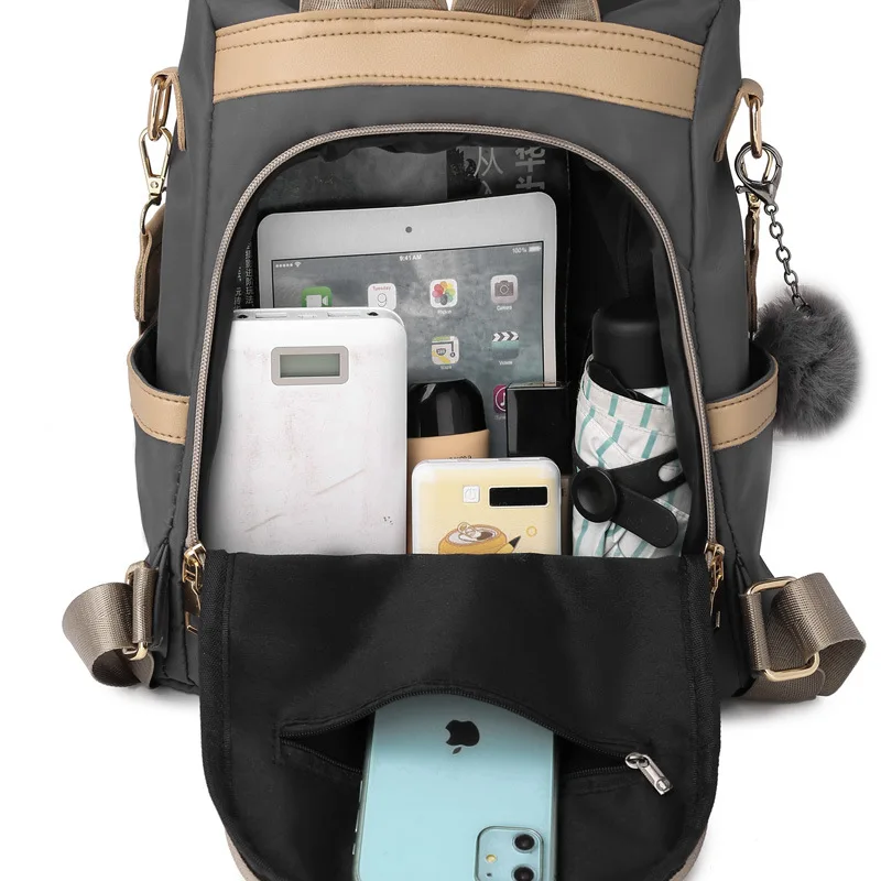 2022 New Street Female Bag Large Capacity Women's Backpack Fashion Simple Anti-theft Travel  Backpacks for Women