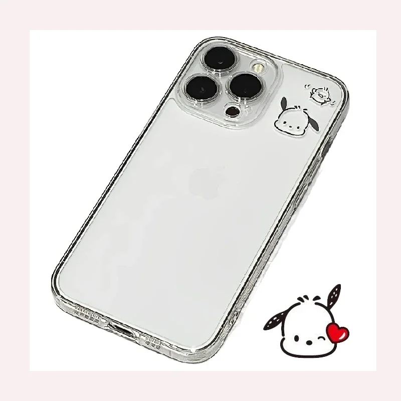 

Kawaii Sanrio корейский Почтовый чехол для IPhone 14 Promax защитный чехол с героями мультфильмов прозрачный противоударный чехол из ТПУ для IPhone 14 13 12