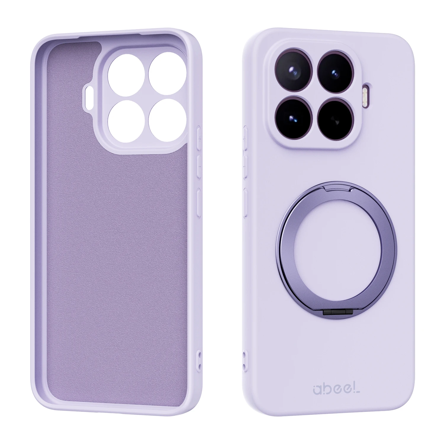 Xiaomi Mi 17T Pro Soft Silicone Ring Stand Case with Magnetic MagSafe Protection