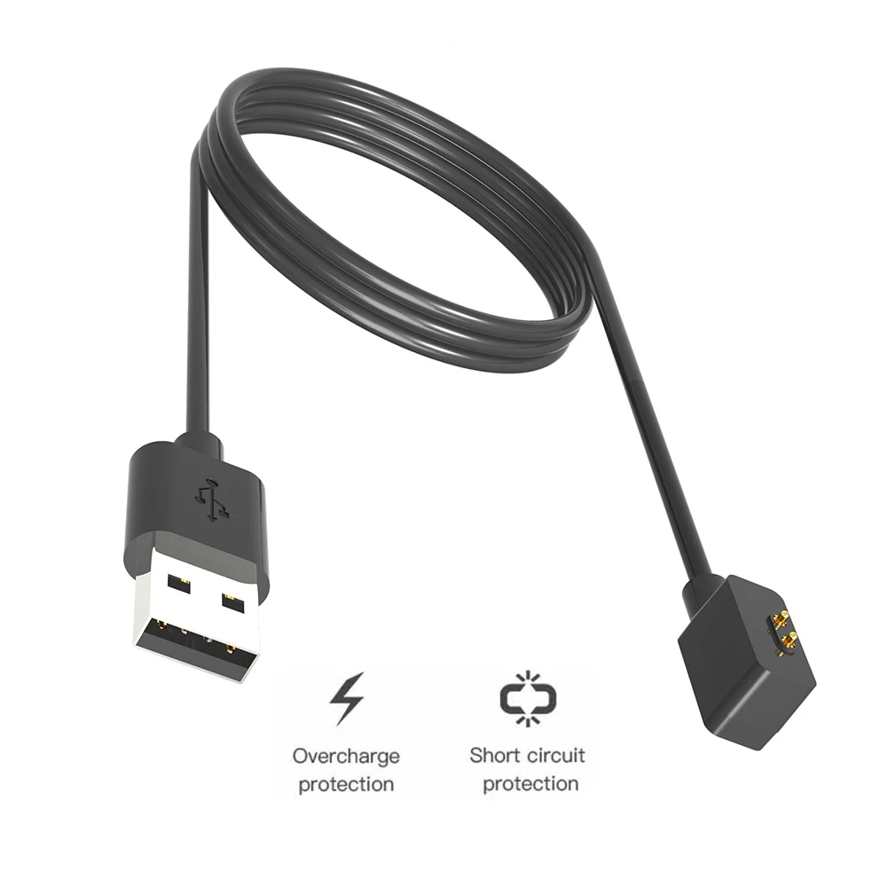 

50/100CM Charger Cable Replacement USB Magnetic Charging Cable Charger Adapter Charge Cord 5V 1A for Xiaomi Mi Band 7 Pro