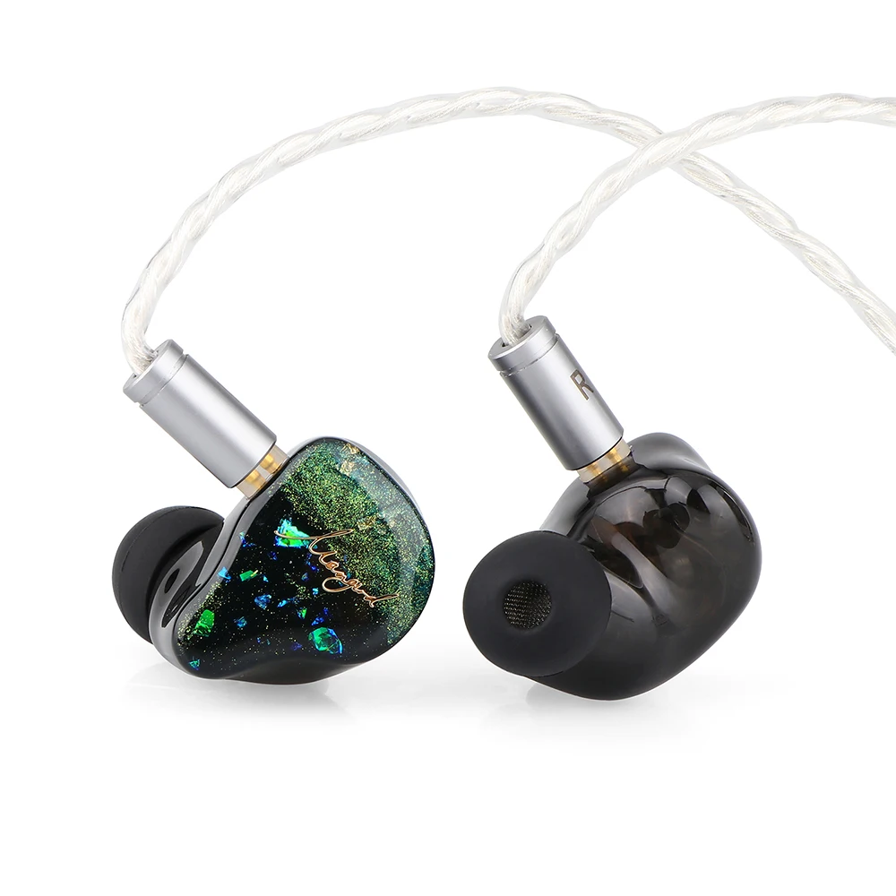 

XENNS Mangird Top 8BA+1DD Hybrid IEM In-ear Earphone Swappable 0.78mm 2Pin 6N OCC Silver-plated Cable